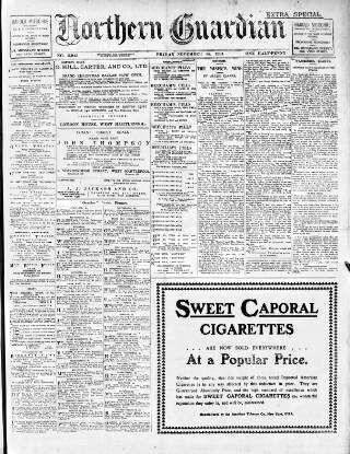 cover page of Northern Guardian (Hartlepool) published on November 15, 1901