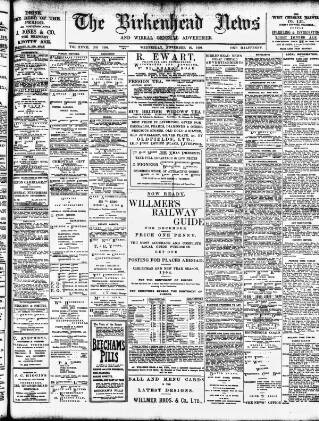 cover page of Birkenhead News published on November 30, 1904