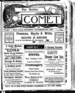 cover page of Halifax Comet published on September 18, 1897