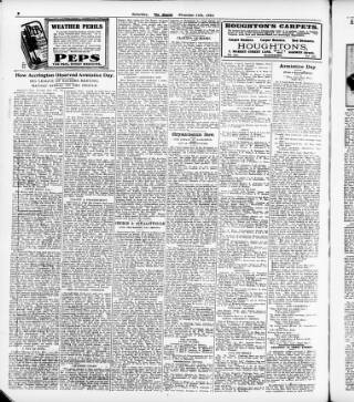 cover page of Haslingden Gazette published on November 15, 1924