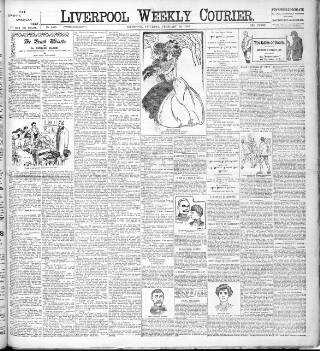 cover page of Liverpool Weekly Courier published on February 28, 1903