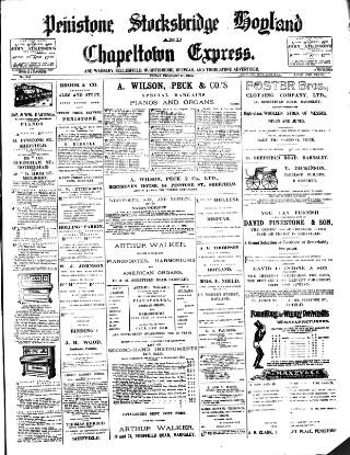 cover page of Penistone, Stocksbridge and Hoyland Express published on February 28, 1902