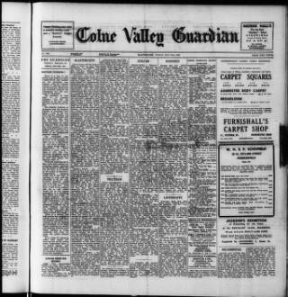 cover page of Colne Valley Guardian published on May 29, 1959