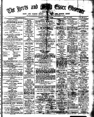 cover page of Herts and Essex Observer published on November 30, 1946