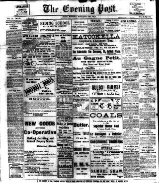 cover page of Jersey Evening Post published on September 18, 1911