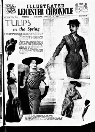 cover page of Leicester Chronicle published on February 28, 1953