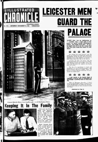 cover page of Leicester Chronicle published on November 15, 1958