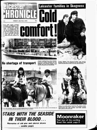 cover page of Leicester Chronicle published on July 6, 1979