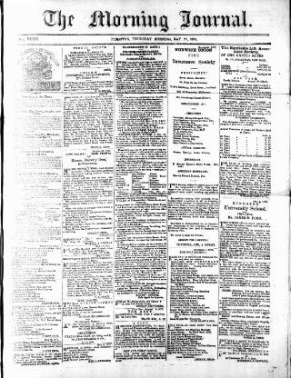 cover page of Morning Journal (Kingston) published on May 29, 1873