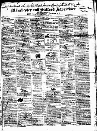 cover page of Manchester & Salford Advertiser published on November 30, 1844