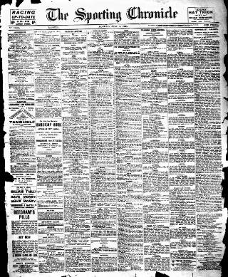 cover page of Sporting Chronicle published on July 6, 1908