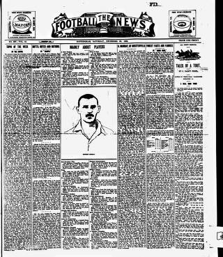 cover page of Football News (Nottingham) published on December 30, 1899