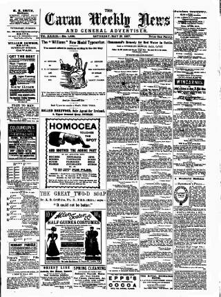 cover page of Cavan Weekly News and General Advertiser published on May 29, 1897