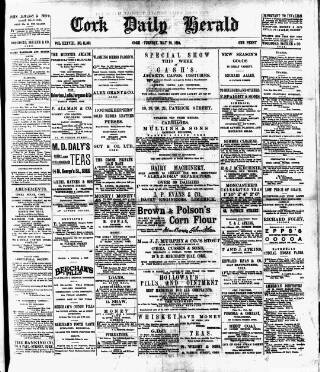 cover page of Cork Daily Herald published on May 29, 1894