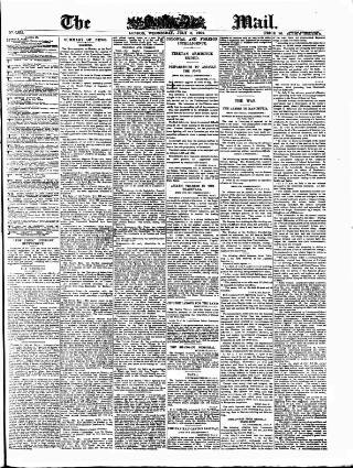 cover page of Evening Mail published on July 6, 1904