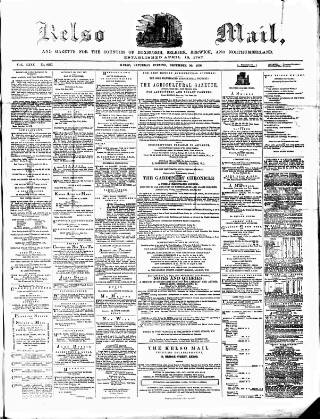 cover page of Kelso Mail published on December 30, 1876