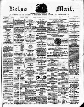 cover page of Kelso Mail published on July 6, 1881