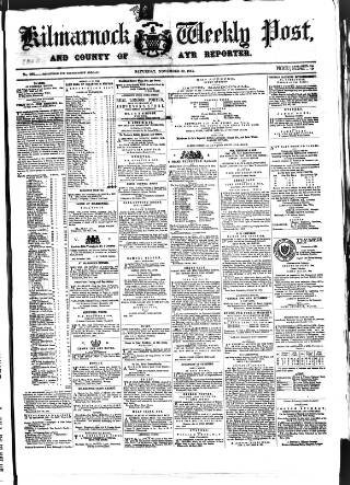 cover page of Kilmarnock Weekly Post and County of Ayr Reporter published on November 30, 1861