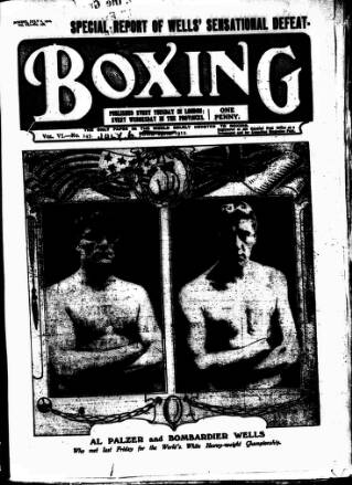 cover page of Boxing published on July 6, 1912