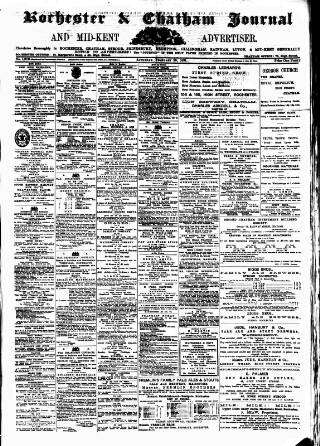 cover page of Rochester, Chatham & Gillingham Journal published on February 28, 1891