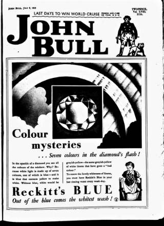 cover page of John Bull published on July 6, 1935