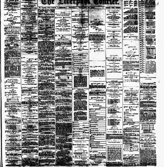 cover page of Liverpool Courier and Commercial Advertiser published on February 28, 1889