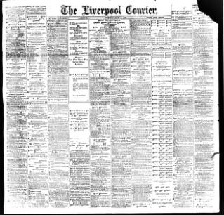 cover page of Liverpool Courier and Commercial Advertiser published on July 6, 1897