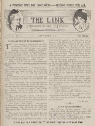 cover page of Link published on September 1, 1917