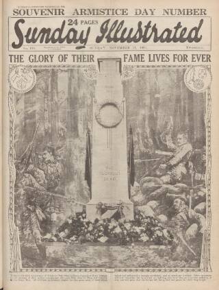 cover page of Sunday Illustrated published on November 11, 1923