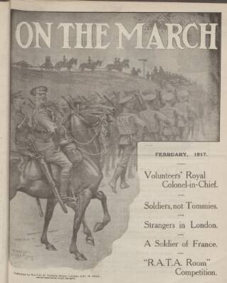 cover page of On the March published on February 1, 1917
