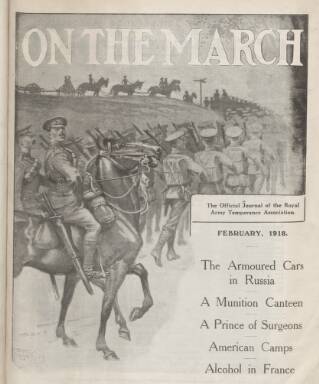 cover page of On the March published on February 1, 1918