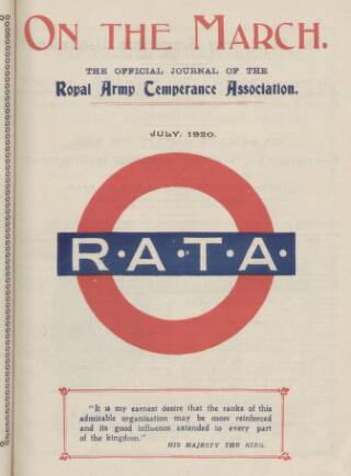 cover page of On the March published on July 1, 1920