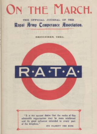 cover page of On the March published on December 1, 1920