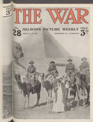 cover page of The War published on February 27, 1915
