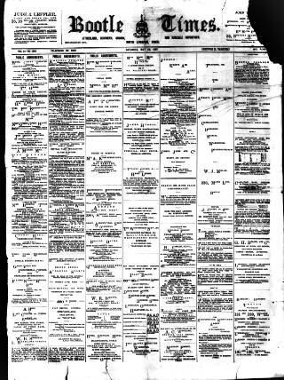cover page of Bootle Times published on May 29, 1897
