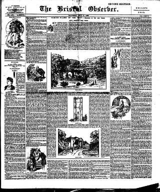 cover page of Bristol Observer published on July 6, 1889