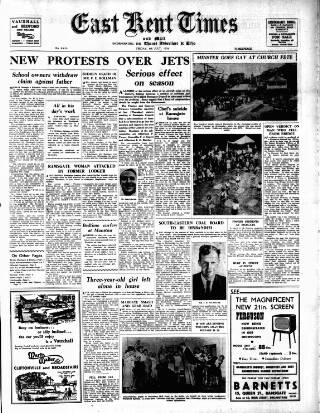 cover page of East Kent Times and Mail published on July 6, 1956