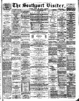cover page of Southport Visiter published on November 30, 1886
