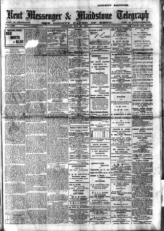 cover page of Kent Messenger published on November 30, 1912