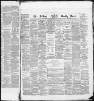 cover page of Salford Weekly News published on February 20, 1875