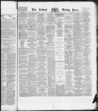 cover page of Salford Weekly News published on July 10, 1875