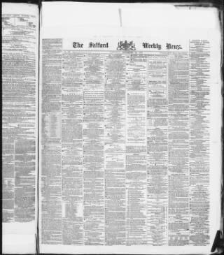 cover page of Salford Weekly News published on November 13, 1875