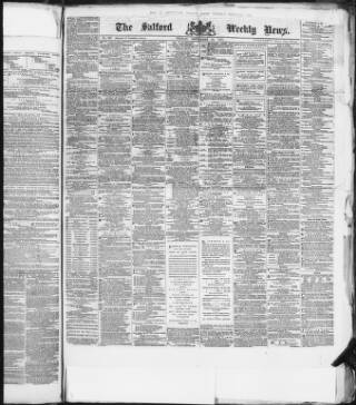 cover page of Salford Weekly News published on December 24, 1875