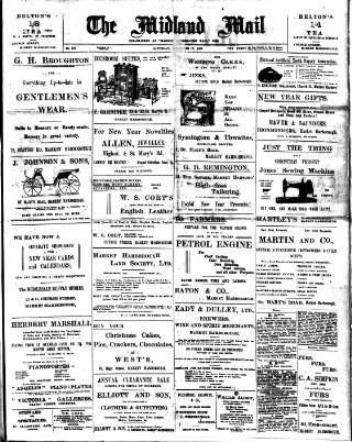 cover page of Midland Mail published on December 30, 1905