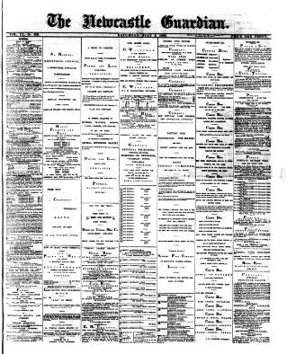 cover page of Newcastle Guardian and Silverdale, Chesterton and Audley Chronicle published on July 6, 1889