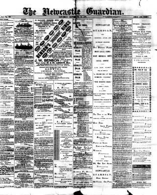 cover page of Newcastle Guardian and Silverdale, Chesterton and Audley Chronicle published on September 18, 1897