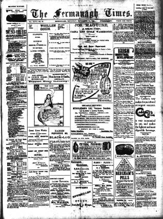 cover page of Fermanagh Times published on November 30, 1905