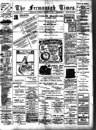 cover page of Fermanagh Times published on February 28, 1907