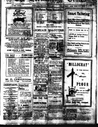 cover page of Fermanagh Times published on July 6, 1922