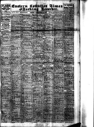 cover page of Eastern Counties' Times published on November 15, 1918